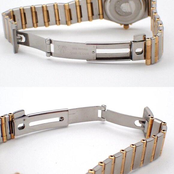 OMEGA Constellation Ladies Watch 1262.75.00 Quartz Diamond Steel Gold 300RK956 - Picture 10 of 16